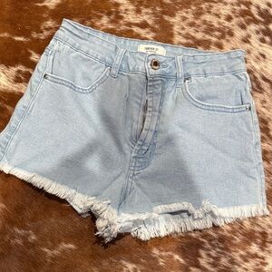 Forever 21 Light Blue Jean Shorts